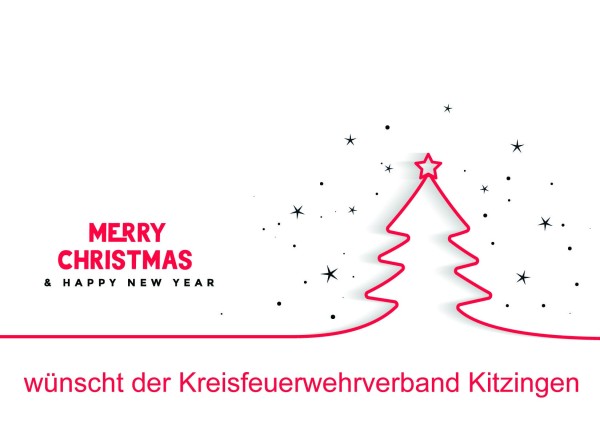 Der Kreisfeuerwehrverband Kitzingen wünscht Frohe Weihnachten....